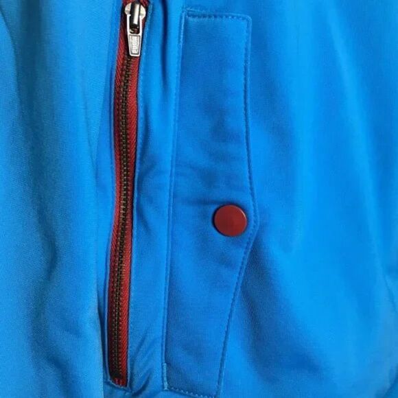 Puma Lightweight Full Zip Blue Track Jacket Size Small - Picture 3 of 9